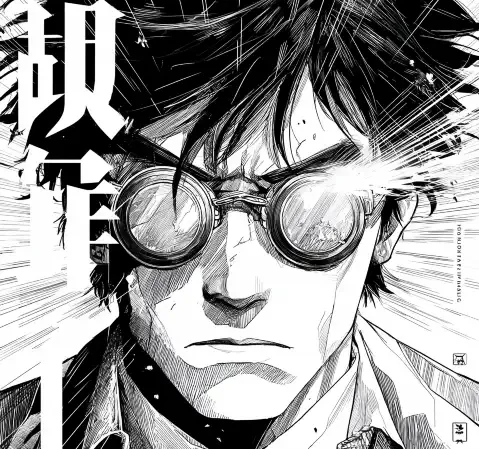 漫蛙漫画“城市夜晚”专题封面，霓虹街景与楼宇轮廓